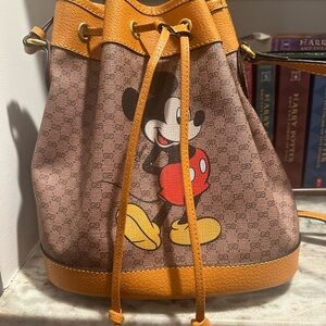 Disney Brown and Orange Crossbody Bag
